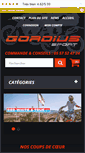 Mobile Screenshot of gordius-sport.com